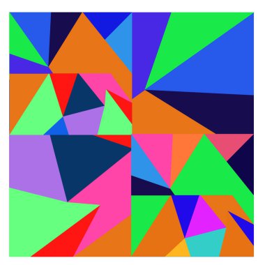 Kaynak için vektör renkli geometrik ve eğri arkaplan deseni