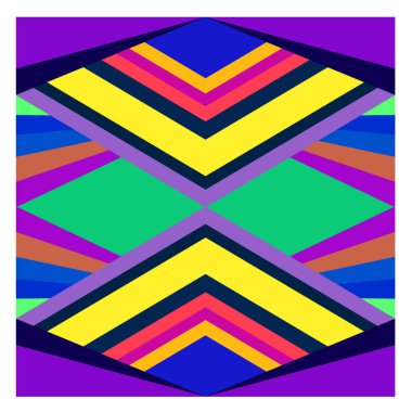 Kaynak için vektör renkli geometrik ve eğri arkaplan deseni