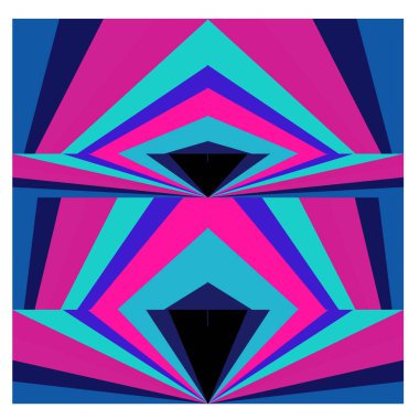 Kaynak için vektör renkli geometrik ve eğri arkaplan deseni