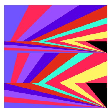 Kaynak için vektör renkli geometrik ve eğri arkaplan deseni