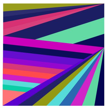 Kaynak için vektör renkli geometrik ve eğri arkaplan deseni