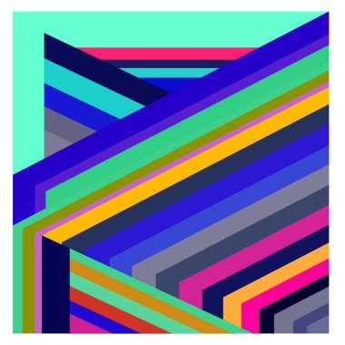 Kaynak için vektör renkli geometrik ve eğri arkaplan deseni