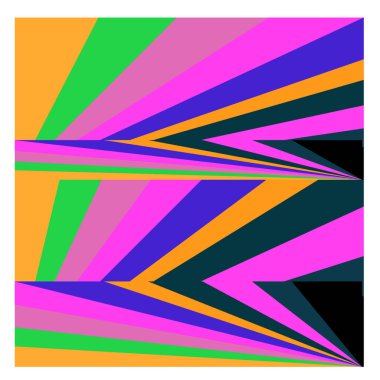 Kaynak için vektör renkli geometrik ve eğri arkaplan deseni