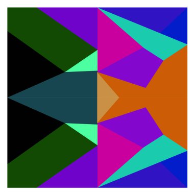 Kaynak için vektör renkli geometrik ve eğri arkaplan deseni