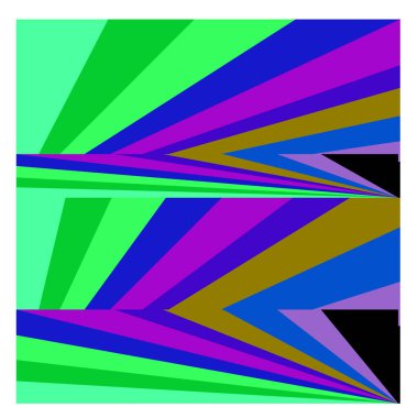 Kaynak için vektör renkli geometrik ve eğri arkaplan deseni