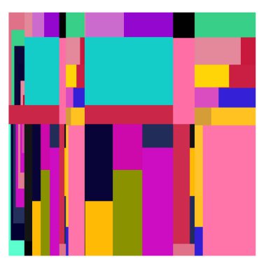 Kaynak için vektör renkli geometrik ve eğri arkaplan deseni