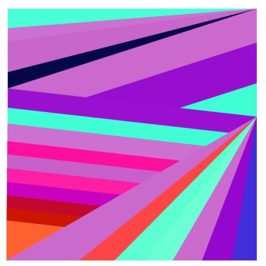 Kaynak için vektör renkli geometrik ve eğri arkaplan deseni