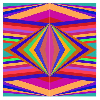 Kaynak için vektör renkli geometrik ve eğri arkaplan deseni