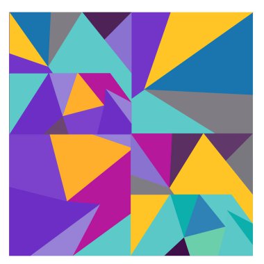 Kaynak için vektör renkli geometrik ve eğri arkaplan deseni