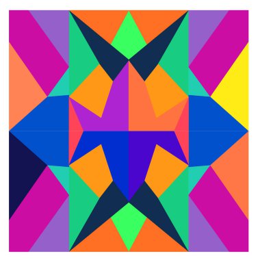 Kaynak için vektör renkli geometrik ve eğri arkaplan deseni