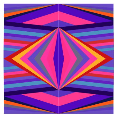 Kaynak için vektör renkli geometrik ve eğri arkaplan deseni