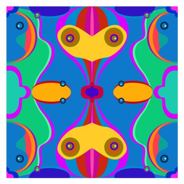 Kaynak için vektör renkli geometrik ve eğri arkaplan deseni