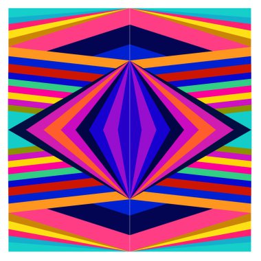 Kaynak için vektör renkli geometrik ve eğri arkaplan deseni