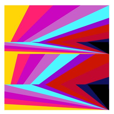 Kaynak için vektör renkli geometrik ve eğri arkaplan deseni