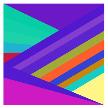 Kaynak için vektör renkli geometrik ve eğri arkaplan deseni