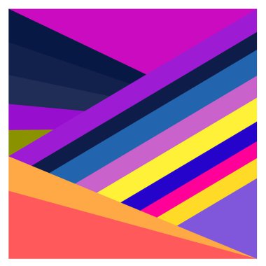 Kaynak için vektör renkli geometrik ve eğri arkaplan deseni