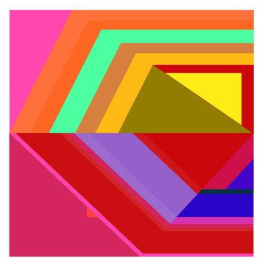 Kaynak için vektör renkli geometrik ve eğri arkaplan deseni