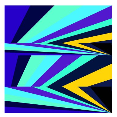 Kaynak için vektör renkli geometrik ve eğri arkaplan deseni