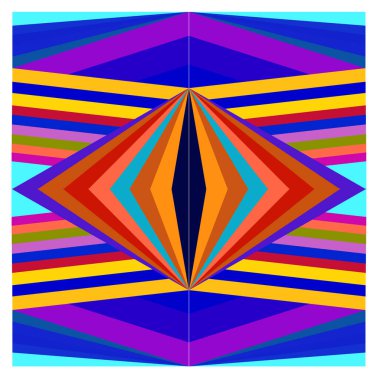 Kaynak için vektör renkli geometrik ve eğri arkaplan deseni