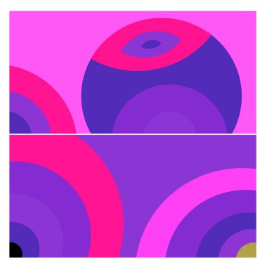 Kaynak için vektör renkli geometrik ve eğri arkaplan deseni