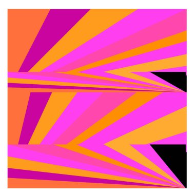 Kaynak için vektör renkli geometrik ve eğri arkaplan deseni