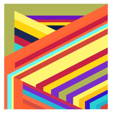 Kaynak için vektör renkli geometrik ve eğri arkaplan deseni