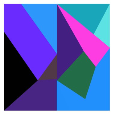 Kaynak için vektör renkli geometrik ve eğri arkaplan deseni