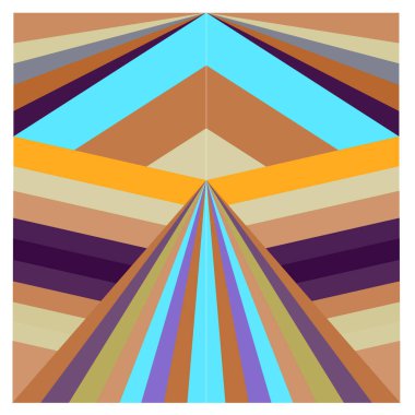 Kaynak için vektör renkli geometrik ve eğri arkaplan deseni