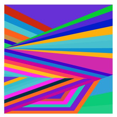 Kaynak için vektör renkli geometrik ve eğri arkaplan deseni