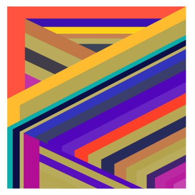 Kaynak için vektör renkli geometrik ve eğri arkaplan deseni