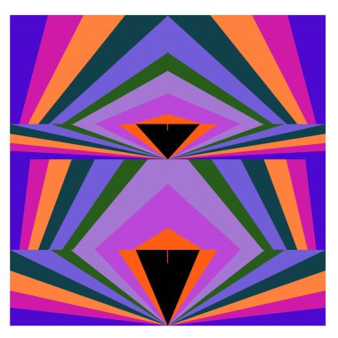 Kaynak için vektör renkli geometrik ve eğri arkaplan deseni