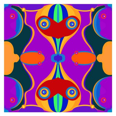 Kaynak için vektör renkli geometrik ve eğri arkaplan deseni