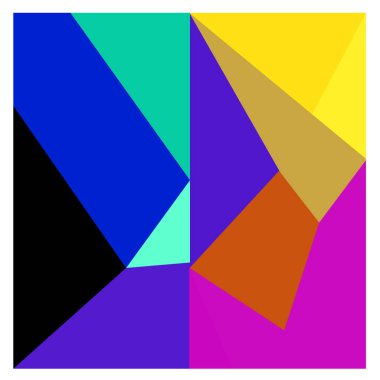 Kaynak için vektör renkli geometrik ve eğri arkaplan deseni