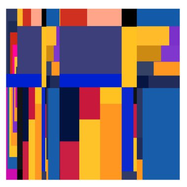 Kaynak için vektör renkli geometrik ve eğri arkaplan deseni