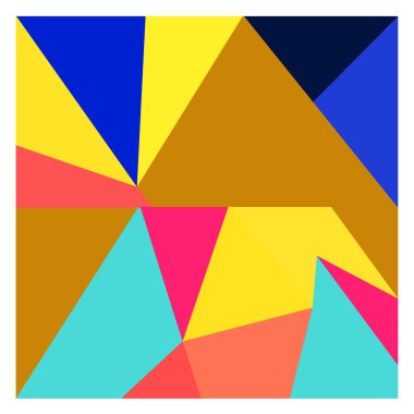 Kaynak için vektör renkli geometrik ve eğri arkaplan deseni