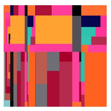 Kaynak için vektör renkli geometrik ve eğri arkaplan deseni