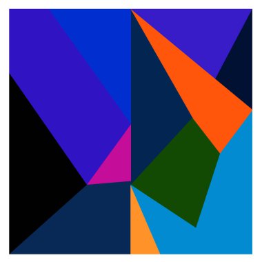 Kaynak için vektör renkli geometrik ve eğri arkaplan deseni