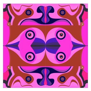 Kaynak için vektör renkli geometrik ve eğri arkaplan deseni