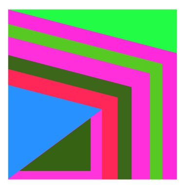 Kaynak için vektör renkli geometrik ve eğri arkaplan deseni