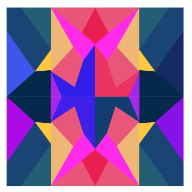 Kaynak için vektör renkli geometrik ve eğri arkaplan deseni