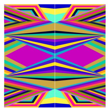 Kaynak için vektör renkli geometrik ve eğri arkaplan deseni