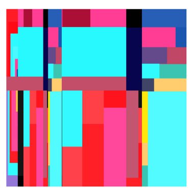 Kaynak için vektör renkli geometrik ve eğri arkaplan deseni