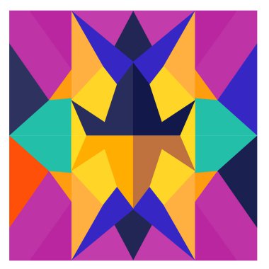 Kaynak için vektör renkli geometrik ve eğri arkaplan deseni