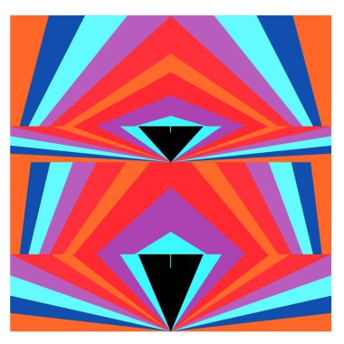 Kaynak için vektör renkli geometrik ve eğri arkaplan deseni