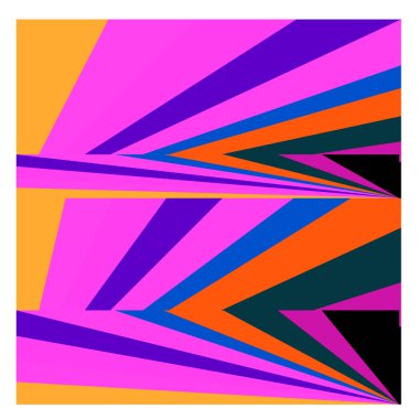 Kaynak için vektör renkli geometrik ve eğri arkaplan deseni
