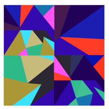 Kaynak için vektör renkli geometrik ve eğri arkaplan deseni