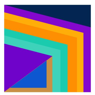 Kaynak için vektör renkli geometrik ve eğri arkaplan deseni