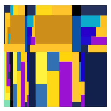 Kaynak için vektör renkli geometrik ve eğri arkaplan deseni