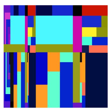 Kaynak için vektör renkli geometrik ve eğri arkaplan deseni