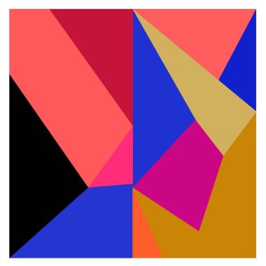 Kaynak için vektör renkli geometrik ve eğri arkaplan deseni